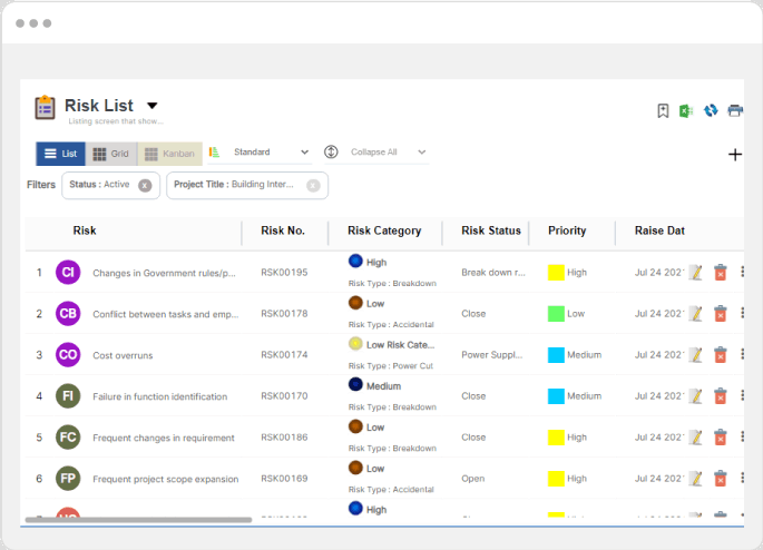 Detect Risk Early and Mitigate It Before It Becomes an Issue