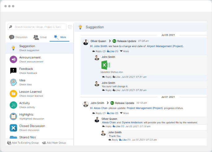Empower Team Members: Ideas, Feedbacks, Suggestions, etc.